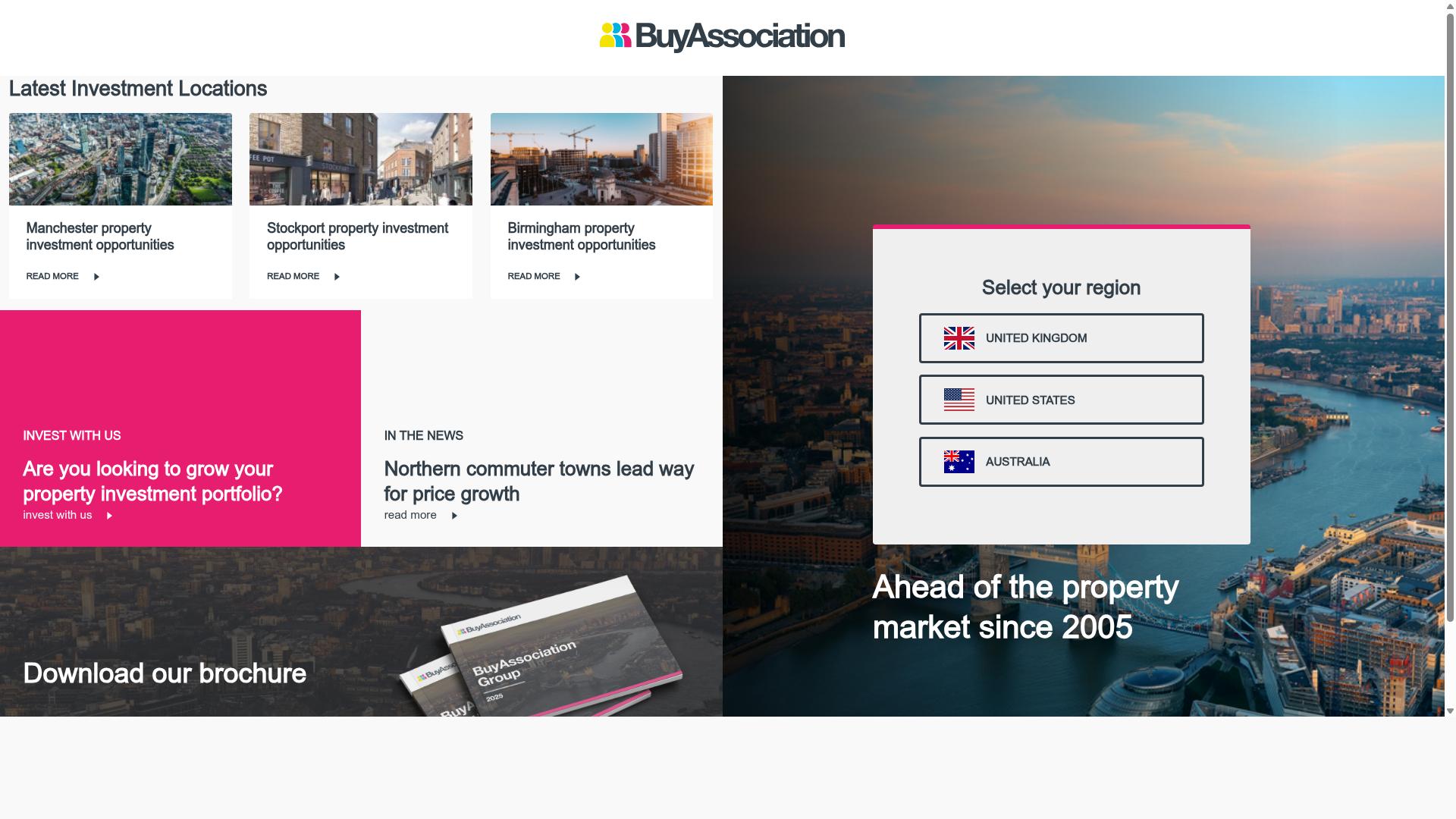 BuyAssociation website